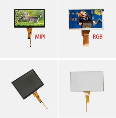 7 Inch TFT LCD Touch Screen Display Module Full Viewing Angles / Adjustable Brightness