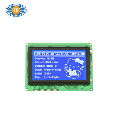 نمایشگر LCD گرافیکی آبی با وضوح بالا 5 ولت، 5.2 اینچ، نمایشگر با زاویه دید وسیع