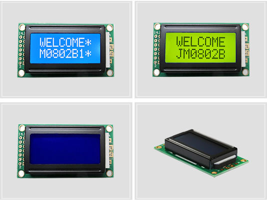 8x2 Character LCD Module ST7066 Blue Monochrome LCD Display Multiple Sizes