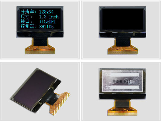 1.3 Inch OLED LCD Display High Res Versatile Interface OLED Screen Module With SH1116 Driven