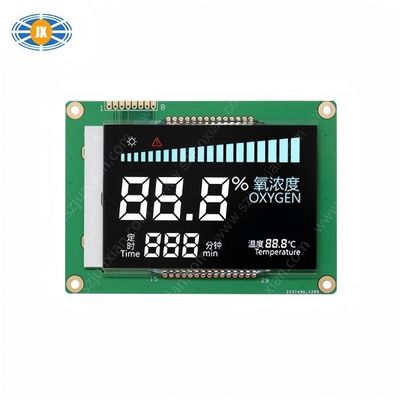 High Backlight Brightness Segment LCD Display Mutiple Segmented Screen With Negative Mode