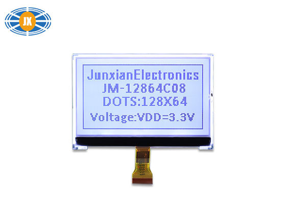 3 Inch COG Monochrome LCD Monitor , COG Dot Matrix Display With ST7567 Driver