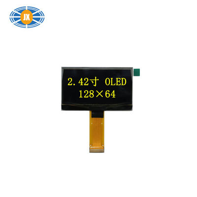 Módulo de pantalla OLED de 2,42 pulgadas, pantalla OLED monocromática de matriz de puntos con todos los ángulos de visión