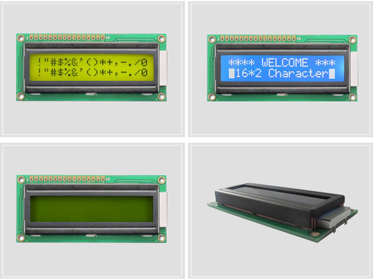 16x2 Character LCD Module With Multi Color Backlight 6800 Interface Wide Viewing Angle VATN Display