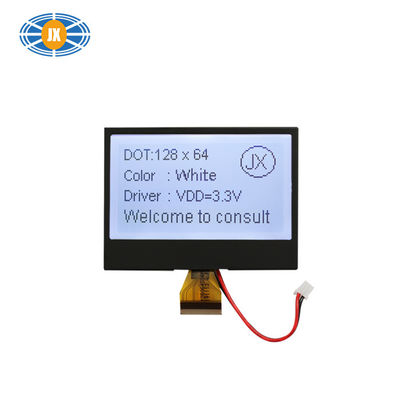 128×64 ماژول LCD ماتریس نقطه ای گرافیکی تک رنگ، نمایشگر LCD FSTN برای صنعت