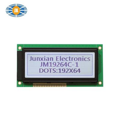 192x64 4.3 Inch Monochrome LCD Module , Compact 5V Parallel Interface Graphic LCD Screen