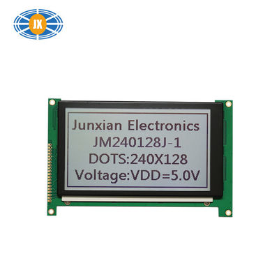 Industrial 240x128 Graphic LCD Module Blue Monochrome LCD Panel With STN FTTN Display