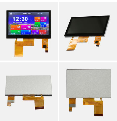 Customized TFT LCD Touch Screen 8 Bit RGB Interface 4.3 inch Capacitive Touch Screen