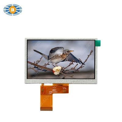 High Brightness 5 Inch LCD Monitor 500cd/m2 TFT LCD Capacitive Touchscreen