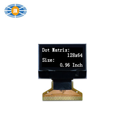 0.96 Inch OLED Display Module 128x64 White Monochrome LCD Monitor For Wearables / IoT