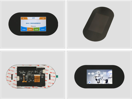 4.3 Inch BMS Serial Port Capacitive LCD Touch Screen 5V Full View Clear LCD Display