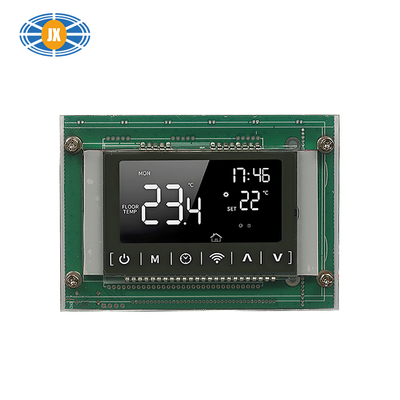 Custom Segment LCD Display with Incell capacitive touchscreen for industrial controls