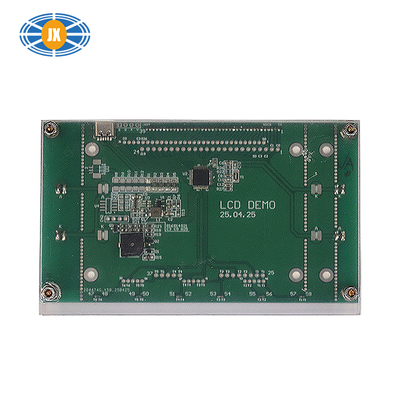 Custom Segment LCD Display with Incell capacitive touchscreen for industrial controls