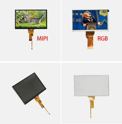 Harga yang bagus 7 inci TFT LCD Touch Screen Display Module Full Viewing Angles / Kecerahan yang dapat disesuaikan on line