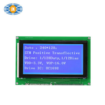 Un buen precio. 5.0 pulgadas Pantalla LCD monocromática 240×128 STN Panel LCD monocromático en línea